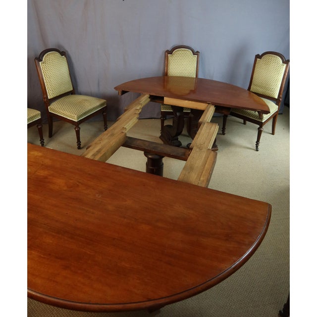 Large Dining Table from Maison Jeanselme, Paris, France For Sale - Image 3 of 15