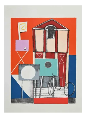 Franco Gentilini, Thethedral, Offset Print, 1970s