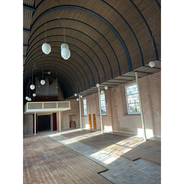 1960s Scandinavian Church Pendant Lamps attributed to Pukeberg Glasbruk, Sweden, 1970s For Sale - Image 5 of 15