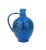 Large Mid-Century Italian Ars Vase Jug in Blue Glaze Rimini , 1950s For Sale