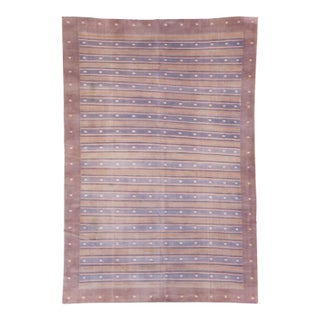 Galerie Shabab Collection Mid-20th Century Indian Flatweave Dhurrie Carpet For Sale