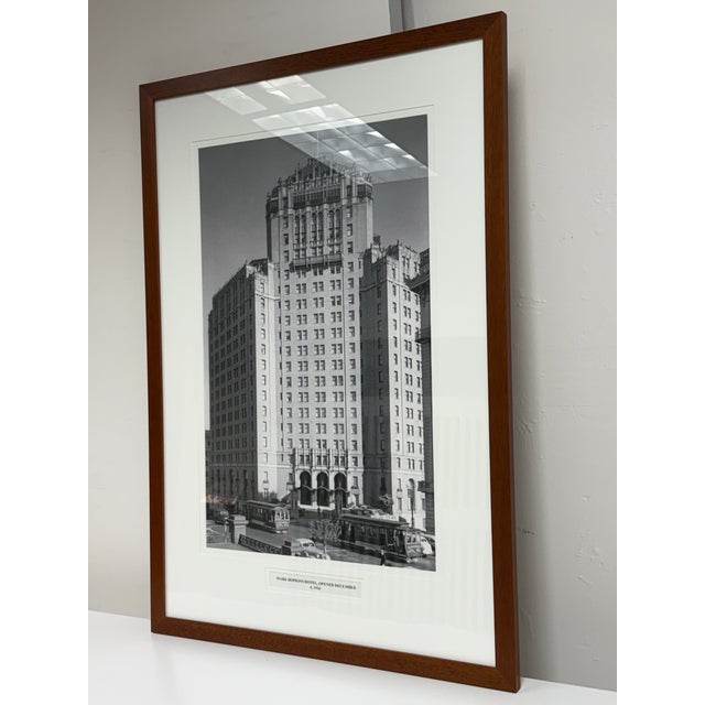 Design Plus Gallery presents a San Francisco Historical Photograph Collection Framed Mark Hopkins Hotel Opening Day...