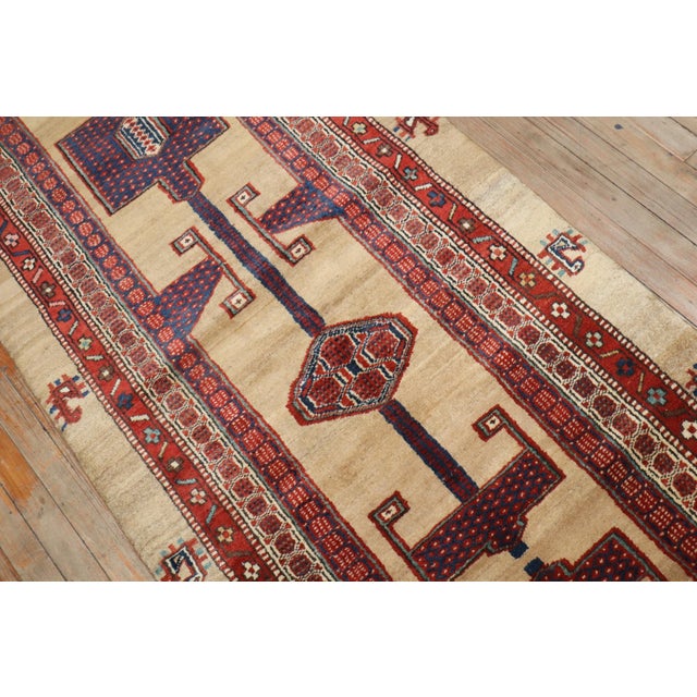 Early 20th Century Camel Hair Persian Serab Runner rug no.j3132 For Sale - Image 9 of 9