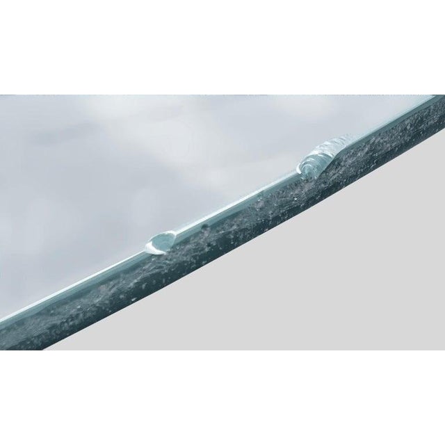 Vintage Sculptural Spelter Nude Coffee Table With Bronze Patina and Glass Top For Sale - Image 12 of 12