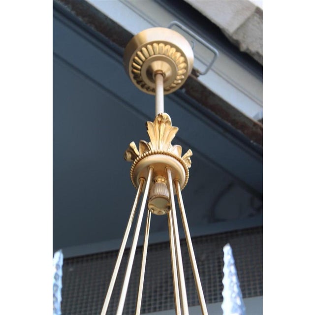 French Chandeliers from Maison Jansen, 1950, Set of 2 For Sale - Image 14 of 18