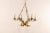 French French Gold Six-Light Chandelier For Sale - Image 3 of 8