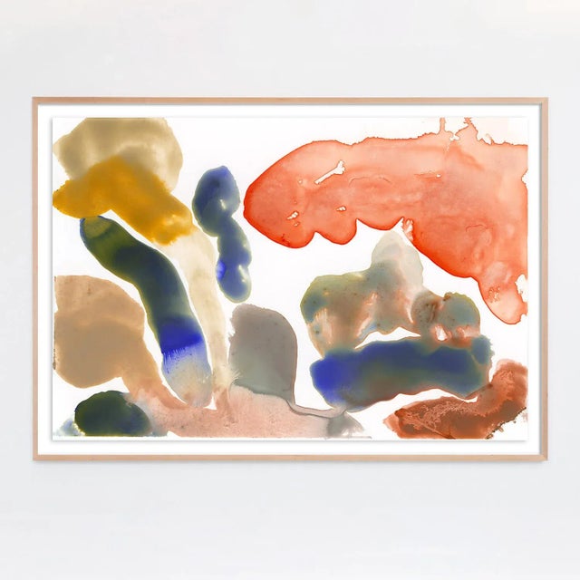 Not Yet Made - Made To Order "Alchemy" Colorful Organic Abstract Pigment Print - 30" X 20" For Sale - Image 5 of 5