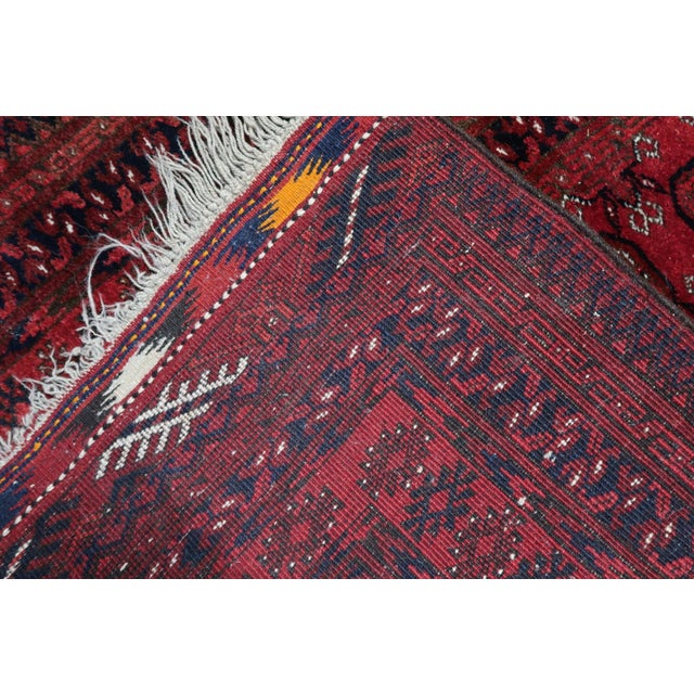 1960s, Handmade Vintage Afghan Ersari Runner 3.5' X 9.2' For Sale In New York - Image 6 of 18