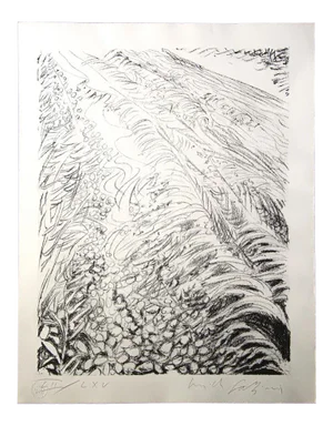 Pericles Fazzini - Field - Original Lithograph - 1960 Ca