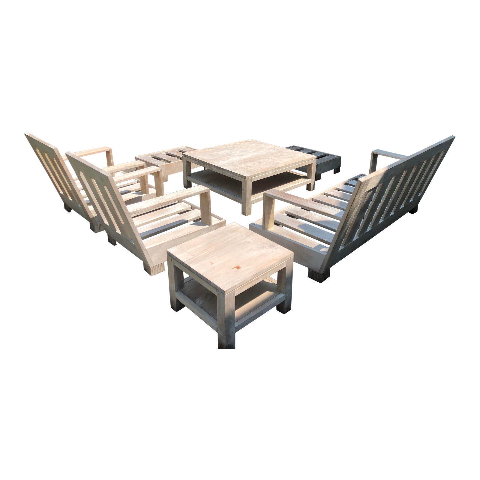 Sutherland Reeded Teak Outdoor Living Room Set | Chairish Sutherland Reeded Teak Outdoor Living Room Set | Chairish on Outdoor Living Room Set id=50858