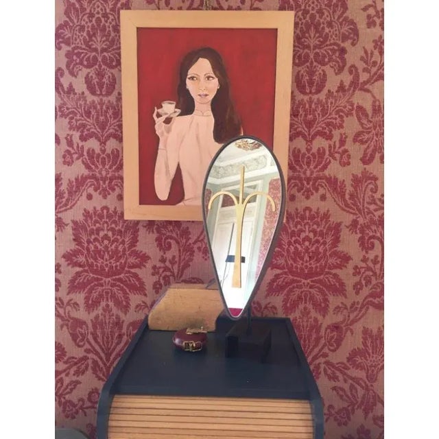 Black Wise Mirror by Colé Italia For Sale - Image 8 of 13