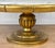 Vintage Hollywood Regency Gold Gilt & Marble Rotating Cocktail Coffee Table For Sale - Image 9 of 9