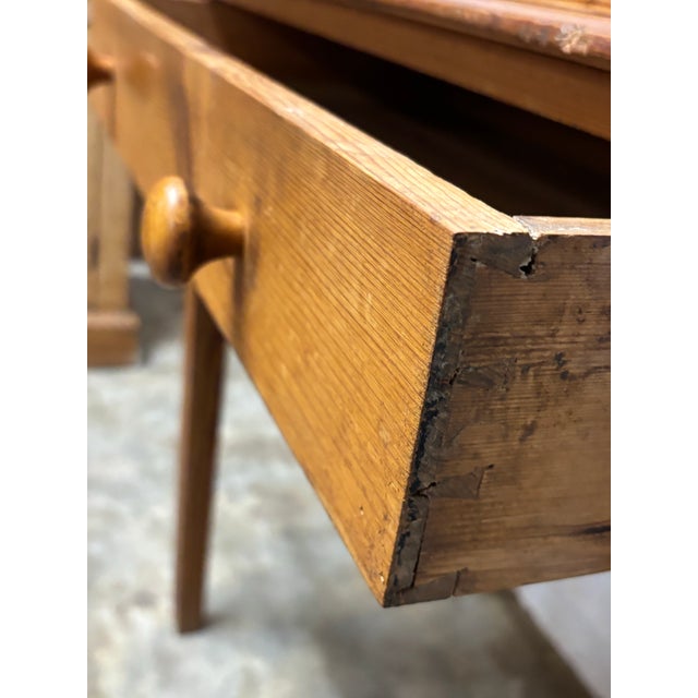 Antique English Pine Washstand For Sale - Image 4 of 8