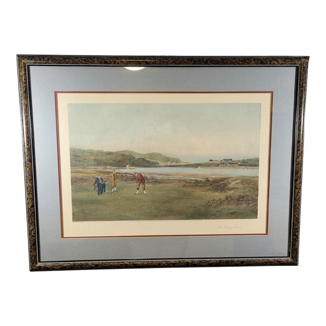 Mid 20th Century The Putting Green" Lithograph For Sale