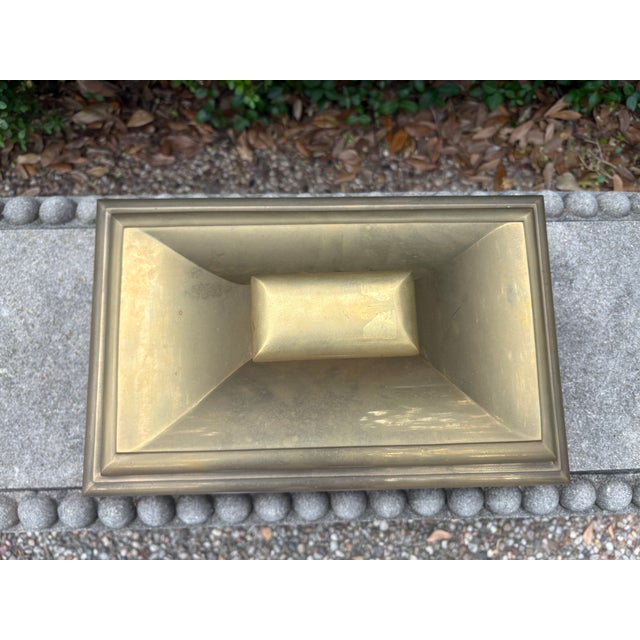 Art Deco 1970s Large Brass Box by Chapman For Sale - Image 3 of 12