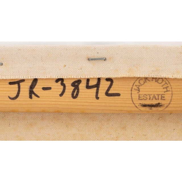 Orange Jack Roth Untitled Acrylic on Canvas, 1994 For Sale - Image 8 of 8