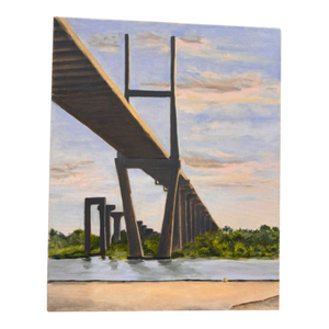 Under the Talmadge Bridge, 6–8 Am by Kathleen Varadi, 2019