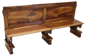 Early 19th Century Solid Walnut Bench