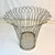 Metal 1980s Vintage Atomic Boho Chic French Style Wire Wastebasket. For Sale - Image 7 of 8