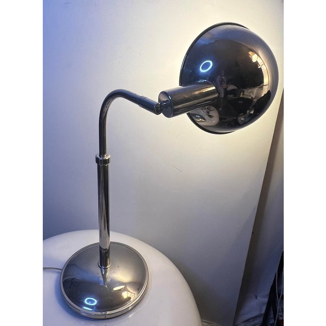Vintage 1960s Tensor Mid-Century Modern Chrome Desk / Task Lamp For Sale In Miami - Image 6 of 8