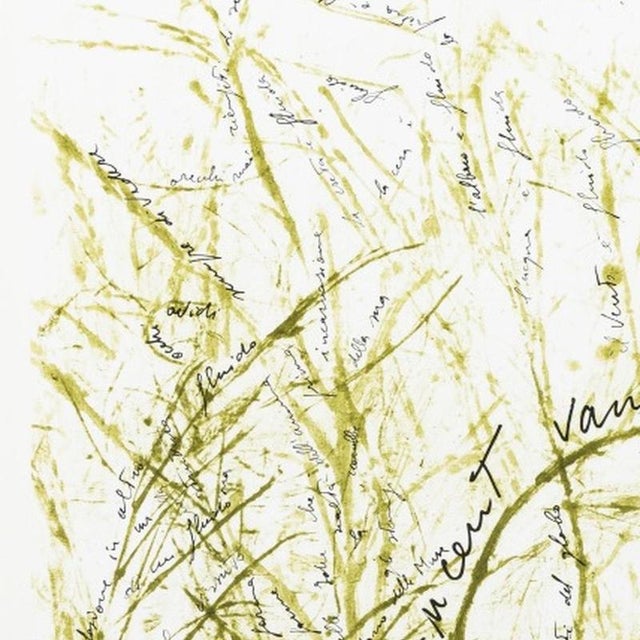 Painting - Poster by Guiseppe Penone, Homage to Vincent Van Gogh, 1990. Poster by Guiseppe Penone; homage to Vincent Van...