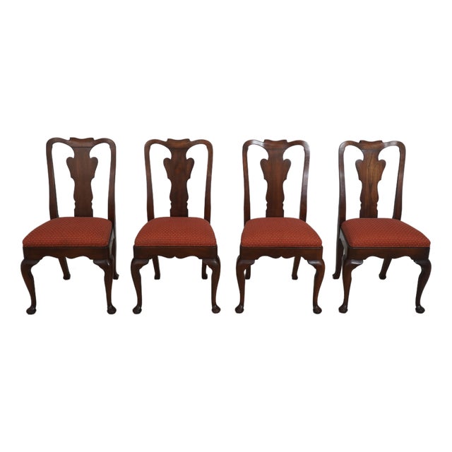 Set of Four Statton Cherry Queen and Dining Room Chairs For Sale