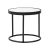Metal Blanco Marble Small Side Table For Sale - Image 7 of 7
