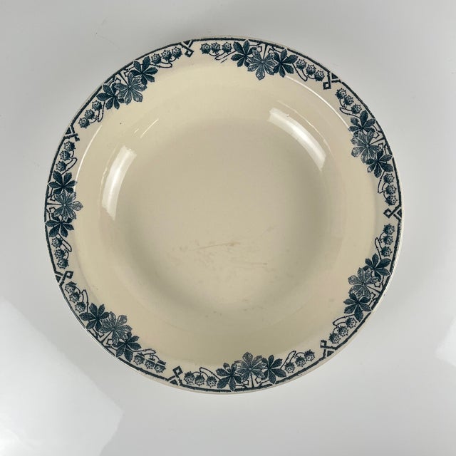 Low Salad Bowl by Longwy, 1890s For Sale - Image 11 of 11