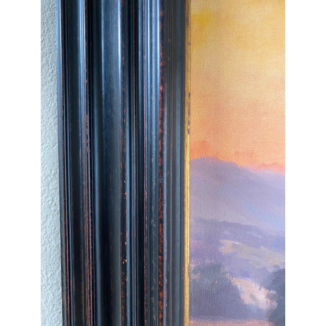 Very Large Plein Air Landscape Oil Painting by Kathleen Dunphy, Framed For Sale - Image 11 of 13