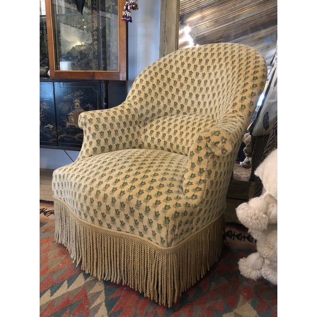 1930's French Napolean III 'Crapaud' Chair Chairish