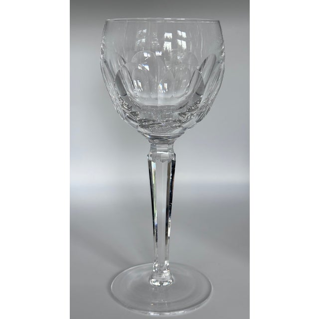 Waterford Sheila Cut Hock Wine Glasses - Set of 6 For Sale In Seattle - Image 6 of 10