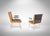 Pair of armchairs realized is an italian production, designed by Carlo Ratti in 1960s. Measures: Maximum backrest height...
