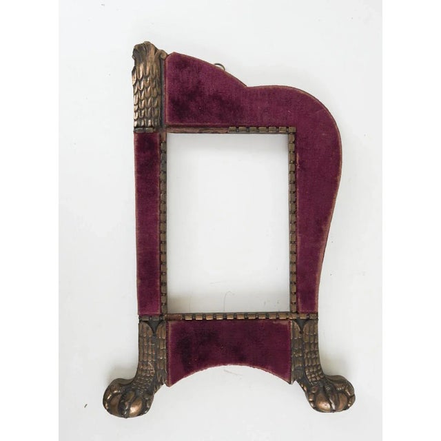 Late 19th Century Antique Egyptian Revival Picture Frame For Sale - Image 5 of 5