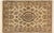 Beige Shabby Chic Medallion 1990's Pak-Persian Beige/Pink Wool Rug - 4'1'' X 6'2'' For Sale - Image 8 of 9