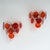 Orange Vintage Italian Murano Glass Wall Lamps, 1970s, Set of 2 For Sale - Image 8 of 17