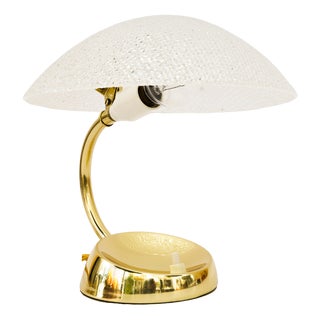 Table Lamp with Acrylic Shade from Rupert Nikoll, Vienna, 1960s For Sale