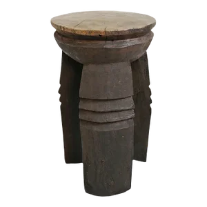 Vintage 3 Leg Tukara Wood Stool