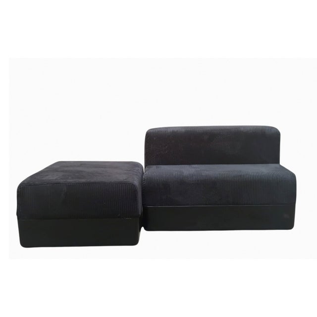 Set of Chair with Ottoman by Carlo Bartoli for Giuseppe Rossi, Italy, 1970s For Sale - Image 4 of 10