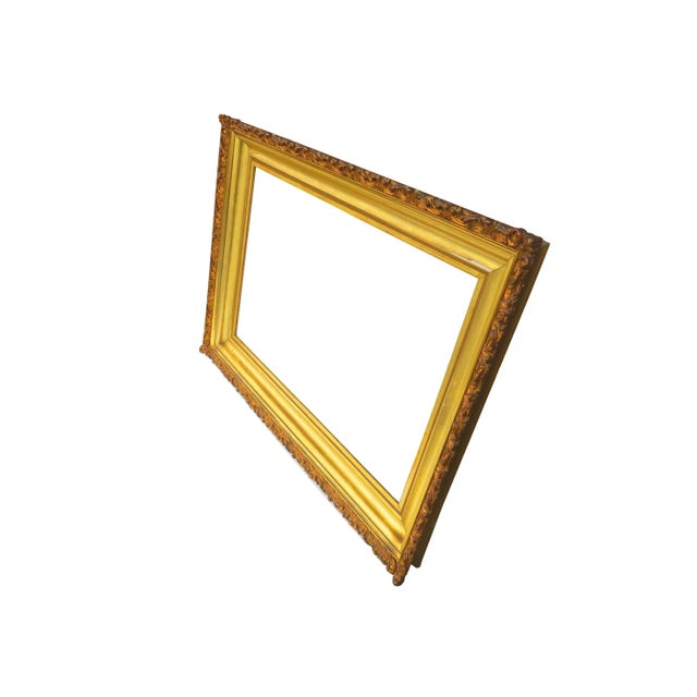 Large Vintage Ornate Rococo Style Gilt on Gesso Frame Chairish