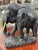 1960s Hand Carved Wood Elephant For Sale - Image 4 of 6