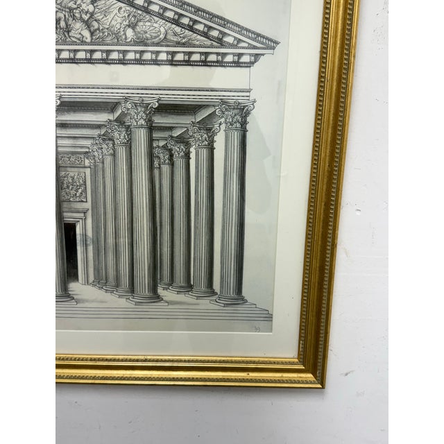 Architectural Facade of the Madeleine, Paris, Framed, 20th Century For Sale In San Francisco - Image 6 of 12