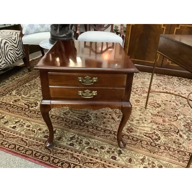 Traditional Mahogany Side Table For Sale - Image 3 of 7