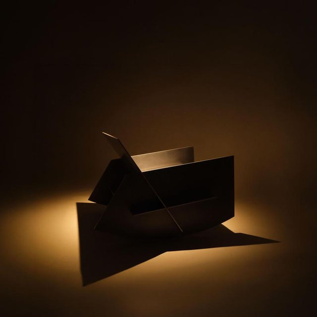 Contemporary Oscillation Aluminium Rocking Chair by Bureau of Entropy For Sale - Image 3 of 13