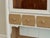 1950s Antique White Glass Display Cabinet For Sale - Image 5 of 14