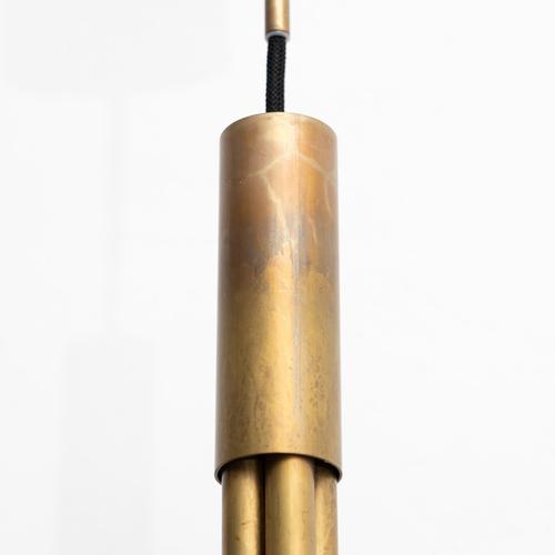 Small Strapatz Ceiling Lamp in Raw Brass by Sabina Grubbeson for Konsthantverk For Sale - Image 11 of 18