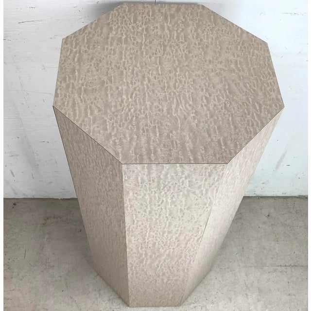 Mid-Century Modern Tall Vintage Modern Display Pedestal For Sale - Image 3 of 13