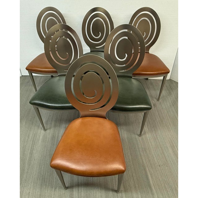 Ethan Allen Ethan Allen Radius Dining Side Chairs, Set of Six For Sale - Image 4 of 12