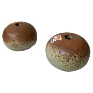 Mushroom Vases by Aage Würtz for Würtz Studio, 1970s, Set of 2 For Sale