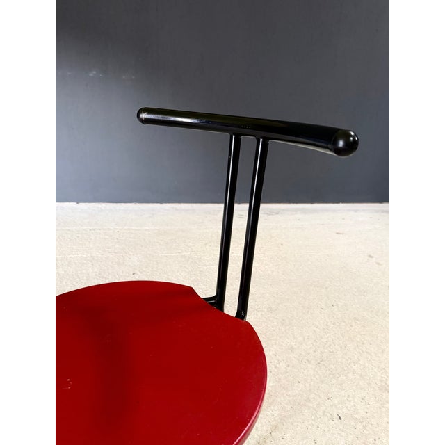 Postmodern Slender Dining Chairs, Italy, 1980s, Set of 4 For Sale - Image 16 of 18