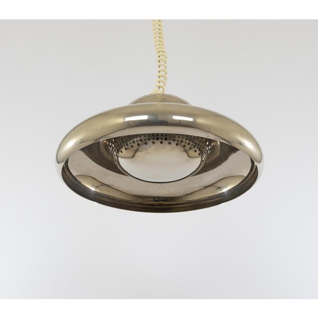 Nickel Fior Di Loto Pendant by Afra and Tobia Scarpa for Flos, 1960s For Sale - Image 9 of 11
